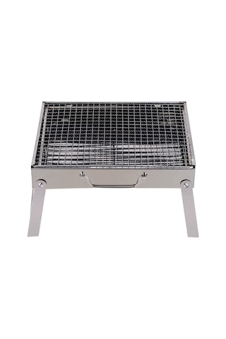 Madfox Roadtrip Portatif Katlanır Bbq Mangal Silver Gümüş