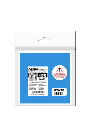 Mupa Termal Ped / Thermal Pad 1.0Mm 1.3W/Mk 10X10Cm M0986 Soft