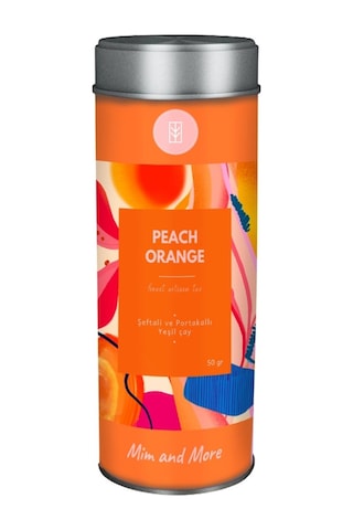 Mim And More Şeftali ve Portakallı Yeşil Çay Peach Orange 50 G