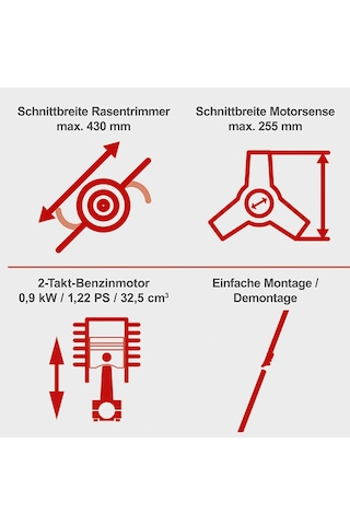 Scheppach PBC520 Benzinli Yan Tırpan - 5910715915