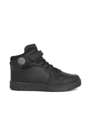 Kidessa 1517 Anatomik Taban Unisex Çocuk Ve Genç Boğazlı Sneakers Siyah