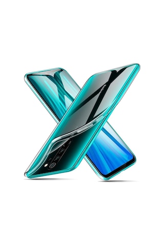Xiaomi Redmi Note 8 Pro Kılıf Tam Şeffaf Silikon Transparan