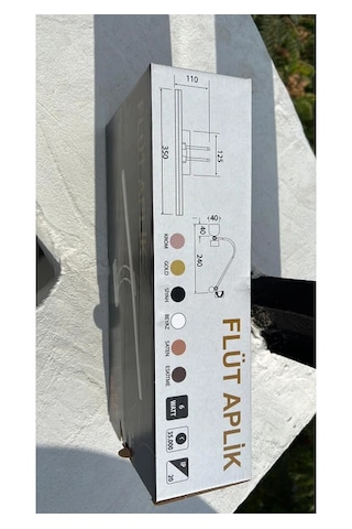 6w Krom Flüt Aplik 6500k Beyaz Işık Diğer