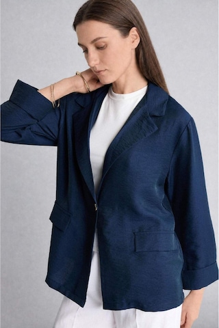 Defacto Regular Fıt Cepli Düğme Kapama Blazer Ceket H1418ax26smnv256 Lacivert-nv256
