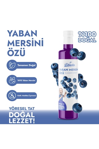 Fethiyeden Gelsin Organik Yaban Mersini Özü - Katkısız Ve Organik-700g - Saf Ve Yoğun Lezzet