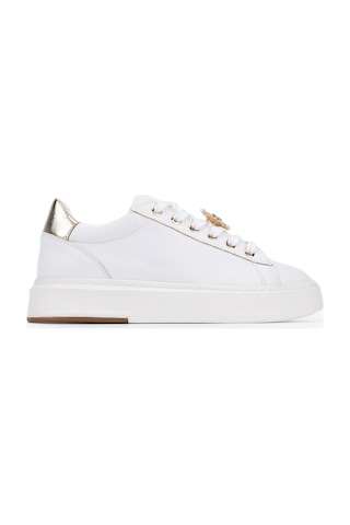 Tamer Tanca Kadın Suni Deri Beyaz Sneakers & Spor Ayakkabı 1009 3333 Bn Ayk Y26 Beyaz Cılt