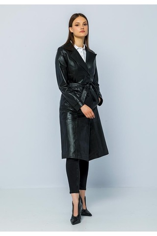 Basics&more Kadın Trenc Deri Ceket Brenda 001