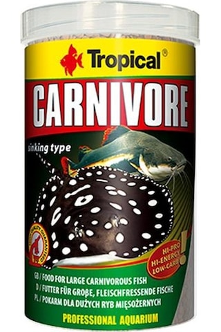 Tropical Carnivore 250gr Kovadan Bölme