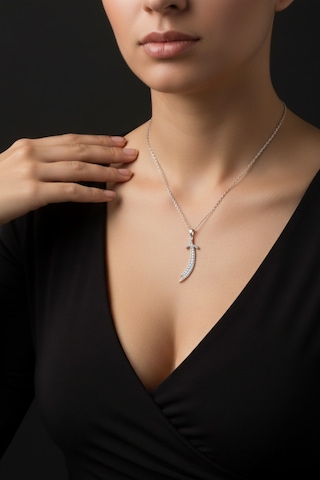 Zülfikar Hz. Ali Kılıcı 925 Ayar Gümüş Kadın Kolye Gümüş