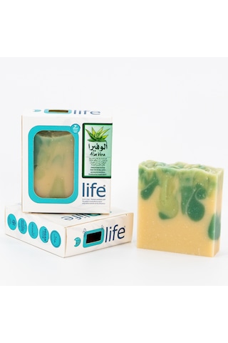 Olife Soap Doğal El Yapımı Aloe Vera Kokulu Sabunu 3 x 100 G
