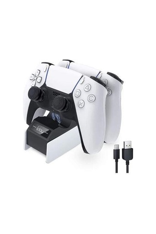 Ps5 Dualsense Şarj İstasyonu Alttan Şarj - Iplay Beyaz