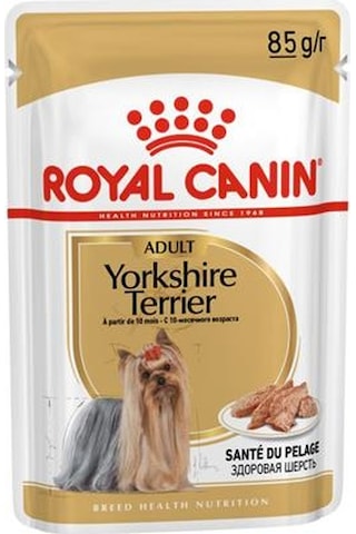 Royal Canin Yorkshire Terrier Adult Pouch Yetişkin Köpekler İçin Konserve 85 Gr