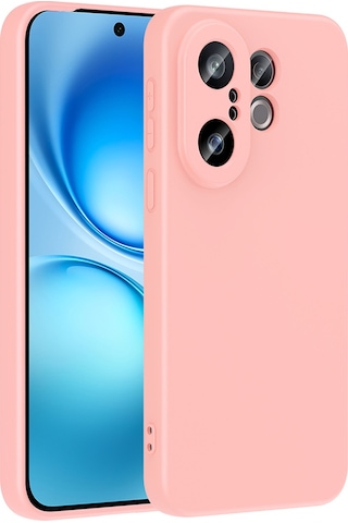 Vivo X200 Fe 5g Kılıf Mkst Mara Lansman Kapak - Açık Pembe Pembe