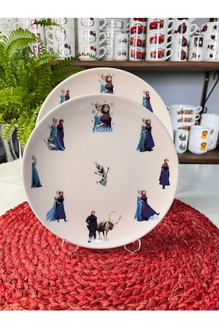 6 Parça Frozen Karlar Ülkesi Çocuk Yemek Takımı Beslenme Seti Çok Renkli