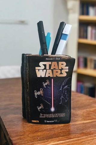 Star Wars Kitabı Şeklindeki Kalemlik 10x8 Cm