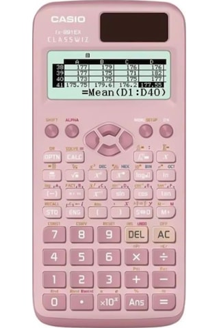 Casio Hesap Makinası Bilimsel Fonksiyonlu Plus 2nd Edition 417 Pembe Fx991es Pembe