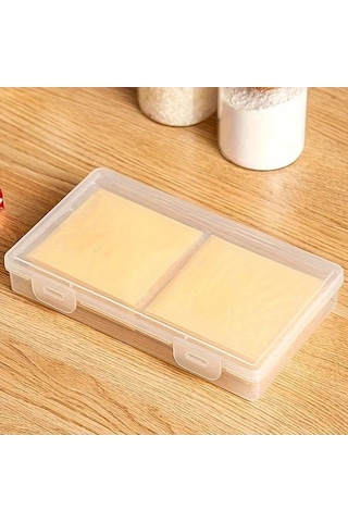 Trendooze Şeffaf Sızdırmaz Peynir Kabı Organizör Gaojunshop01 Meyve Sebze Tereyağı Saklama Seti Şeffaf