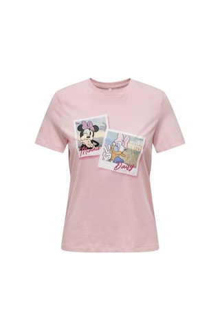 Only Kadın T-shirt Dısney Lıfe Mınnıe 15322575 Pembe