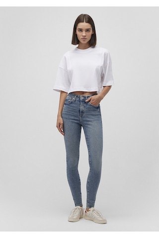 Mavi - Serenay Gold Shape Puslu Indigo Mavisi Jean Pantolon 100980-87796 Mavi