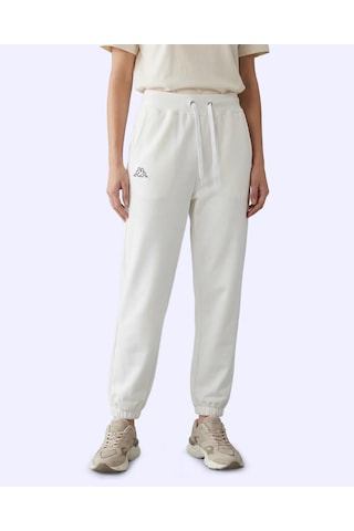Kappa Logo Cindyna Pant Kadın Ekru Regular Eşofman Altı