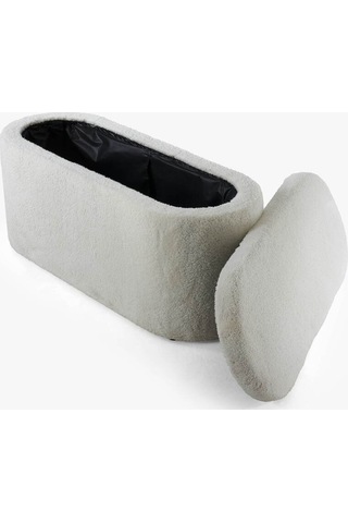 Teddy Sandıklı Bench krem