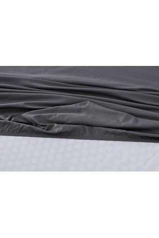 Doqu Home Colourful Fitted Çarşaf Tek Kişilik - Antrasit