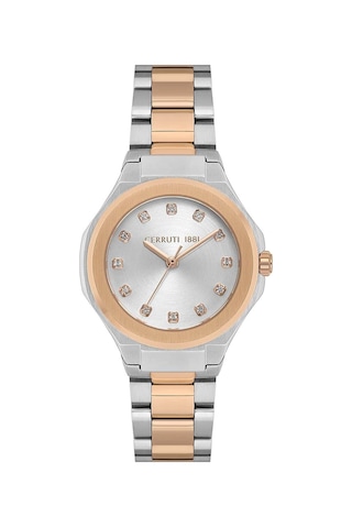 Cerruti 1881 Cıwlg0086406 Kadın Kol Saati Metalik Gri - Rose Gold