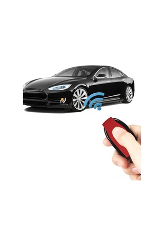 Suofeng Tesla Model S İçin Kırmızı Silikon Anahtar Kılıfı - Kırılma Ve Çiziklerden Koruma,  Uyumlu, İçinle Paketli