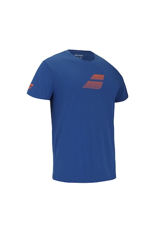 Babolat Babolat Exercise Big Flag Erkek Mavi Tişört 23067 Lacivert