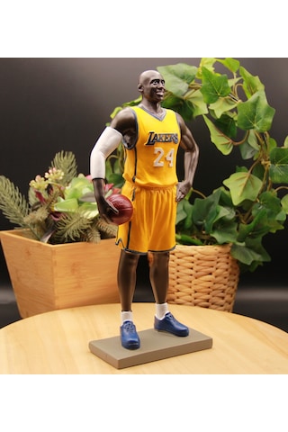 Kobe Bryant Lakers 24 Numara Efsane Mega Boy Basketbolcu Biblosu- Sarı Forma