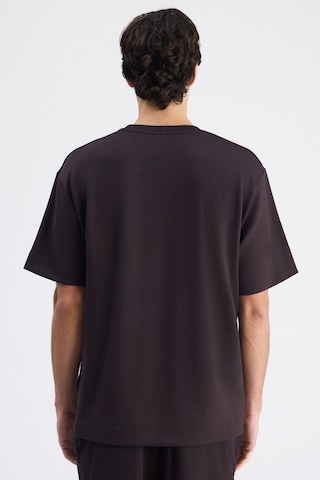 Twn Relaxed Fit Kahverengi Düz T-shirt 6ec144701535m Çok Renkli