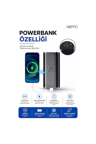 150 Psı Şarjlı Hava Kompresörü 4500mah Lcd Ekranlı Taşınabilir Lastik Şişirme Pompası Powerbank Kılıf Hediyeli