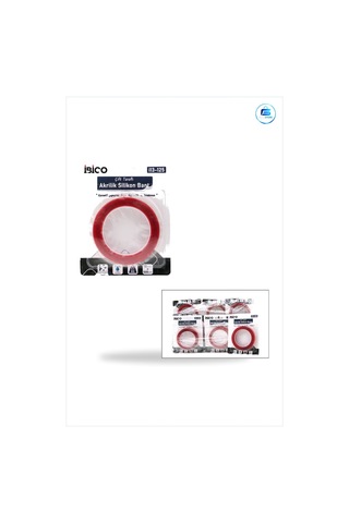 Çift Taraflı Akrilik Silikonize Bant Vhb 18 Mm 500 Cm 5.5 Kg Mont Diğer