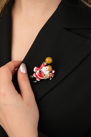 Çildan Womens Yılbaşı Koleksiyonu Noel Baba Broş