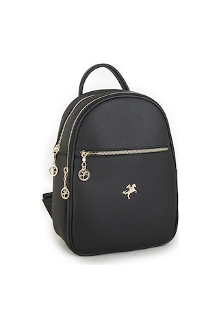 Nas Bag Kadın Sırt Çantası Siyah Mercan Çok Renkli