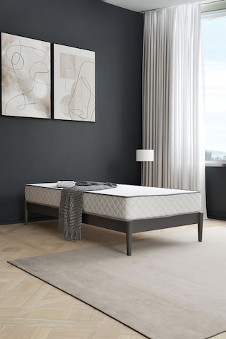 Aksviva Cloud Tek Kişilik Yaylı Yatak BEYAZ