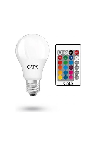 Cata Ct-4058b 9w E27 Uzaktan Kumandalı Rgb Led Ampul Beyaz