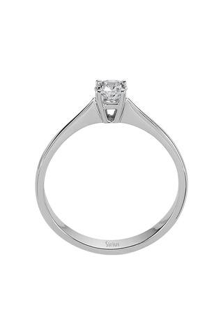 Sirius D Renk 0,27 Karat Pırlanta Tektaş Yüzük 0817R0028