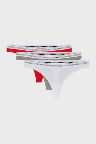 Calvin Klein Bayan Külot 000qd5209e W9f Kırmızı-beyaz-gri Kırmızı-beyaz-gri