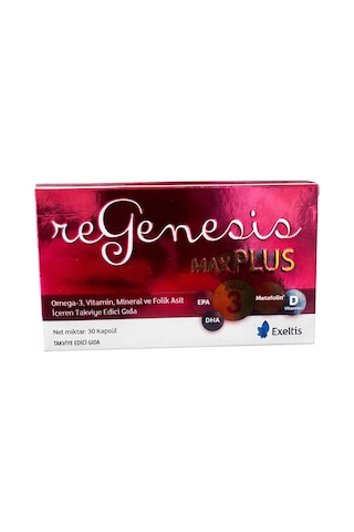 Regenesis Max Plus 30 Kapsül Regenesis Max Plus 30 Kapsül