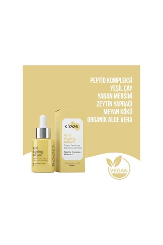 Clooe Doğal Serum Gliserin Hyaluronik Asit Camellia Sinensis 30 ML