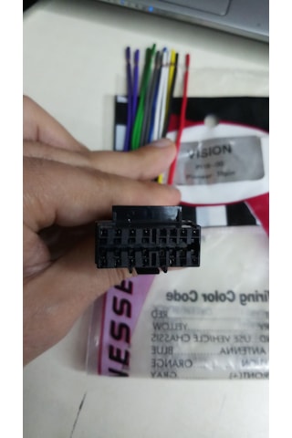 Pioneer 16Pin Oto Teyp Soket Geniş Model