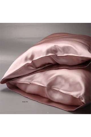 Rose Gold Ipek Saten Yastık Kılıfı 50 X 70 2'Li