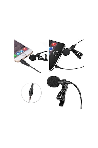 Mobitell Lavalier 3.5Mm Profesyonel Yaka Mikrofonu