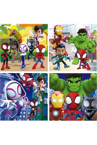 Educa Örümcek Adam 6+9+12+16 Parça Aşamalı Puzzle - Erkek Çocuk 1 Adet