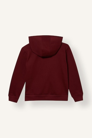 Defacto Basıc Düz Kapüşonlu Kalın Sweatshirt Kumaşı Hırka Kız Çocuk C8110a826aubr204 Bordo-br204