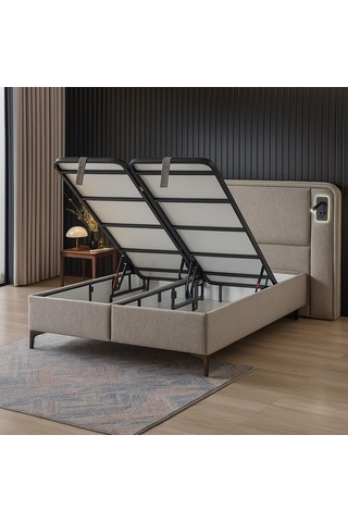 Marvel Yatak Takımı Pocket Spring Yatak Baza Ve Başlık Seti 180 x 200