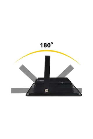 Led Projektör 100 W İp 65 Su-toz Geçirmez 11550 Lm Smd Led Yüksek Işık Beyaz 6400k Pars-100 1 Adet