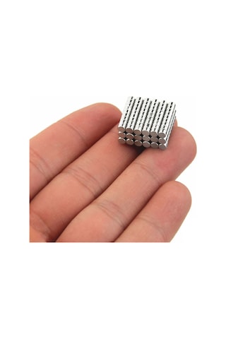 100 Adet Neodyum Mıknatıs 3x1,5 Mm N35 Güçlü Yuvarlak Magnet Mini Disk Mıknatıs