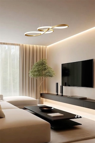 Ey Shop Eskitme Yılan Model 3 Renk Led Avize Eskitme - Gold